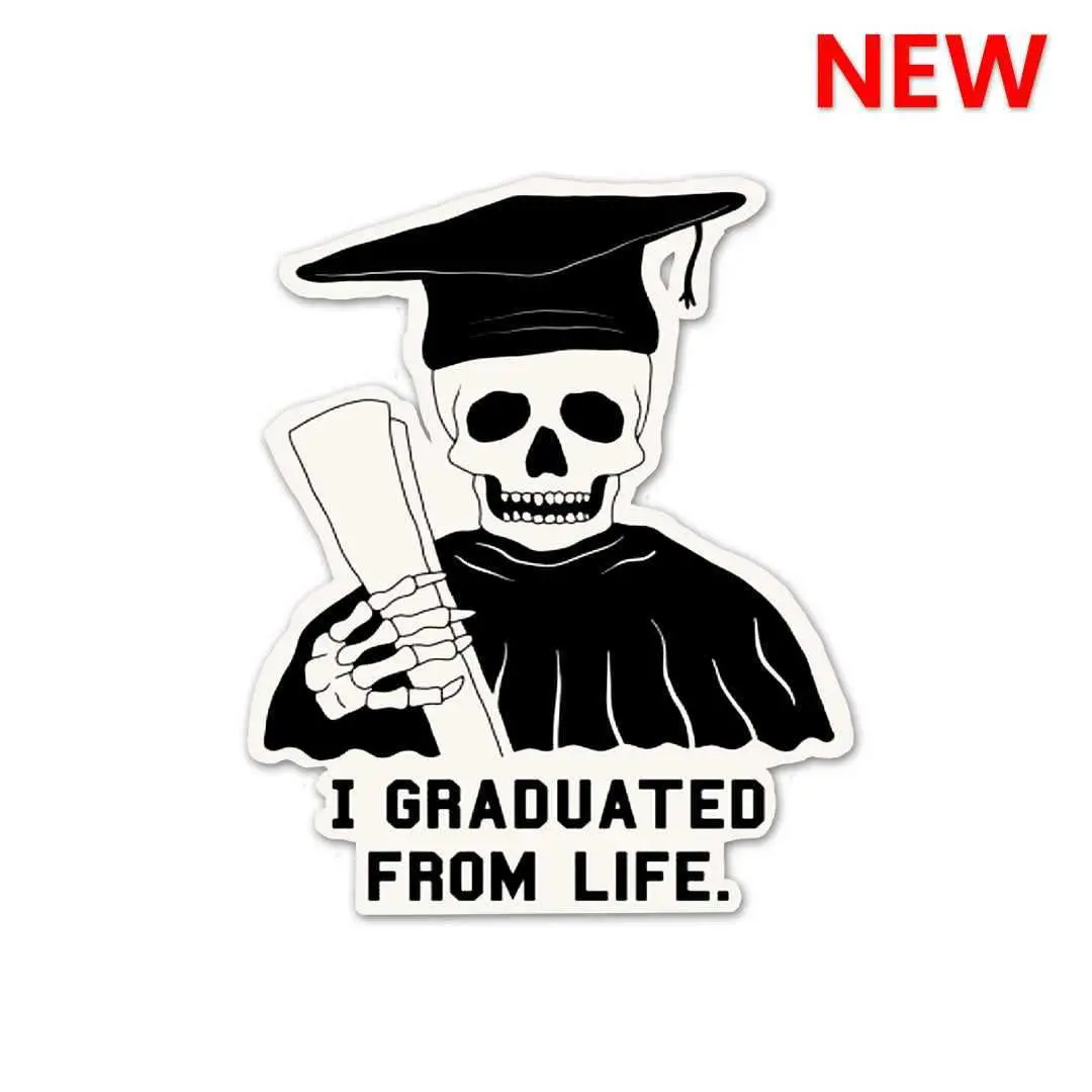 I Graduated From Life Sticker 1