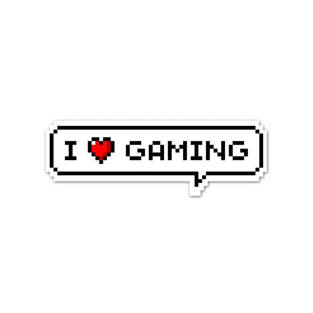 I Love Gaming Sticker 2