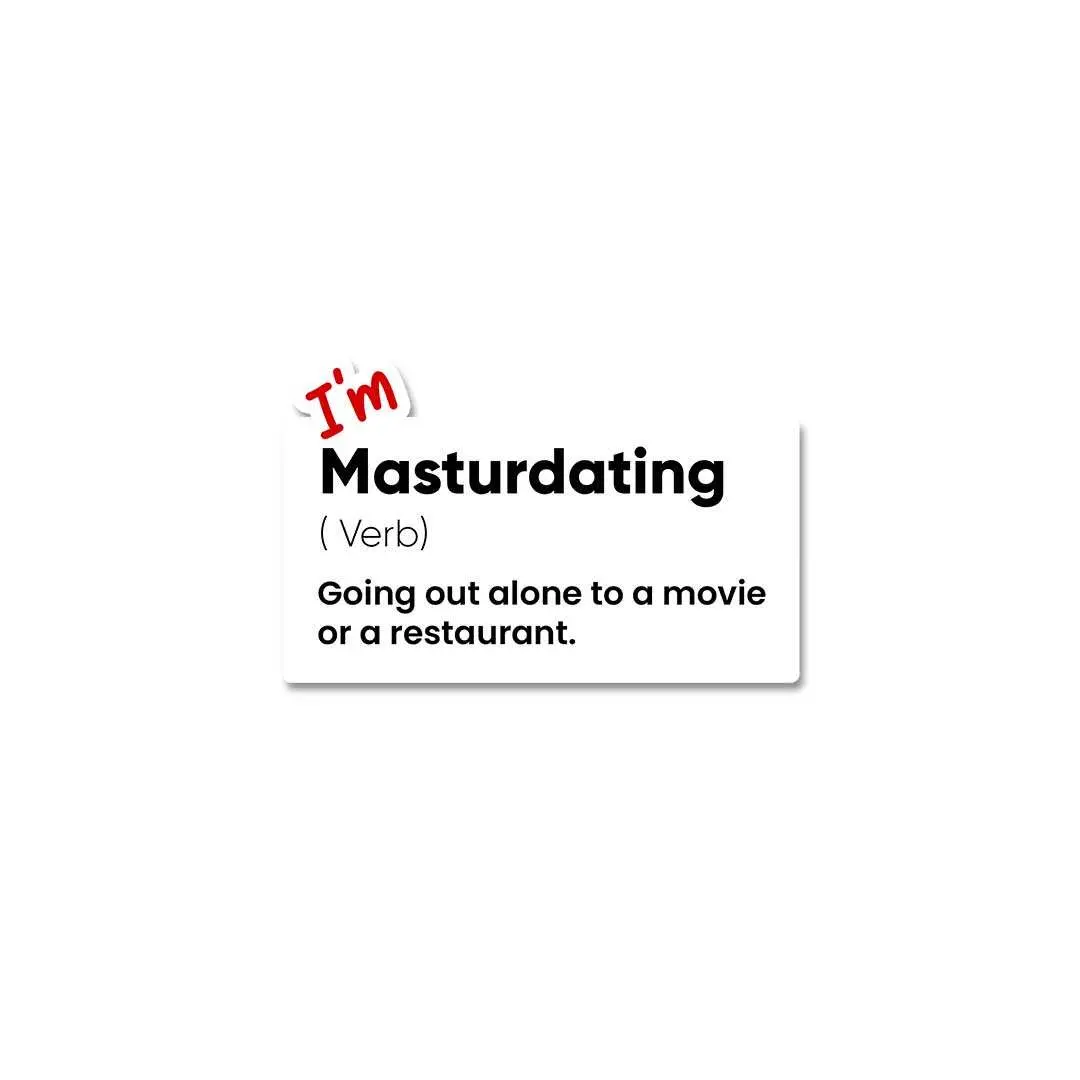 I M Masturdating Sticker 2