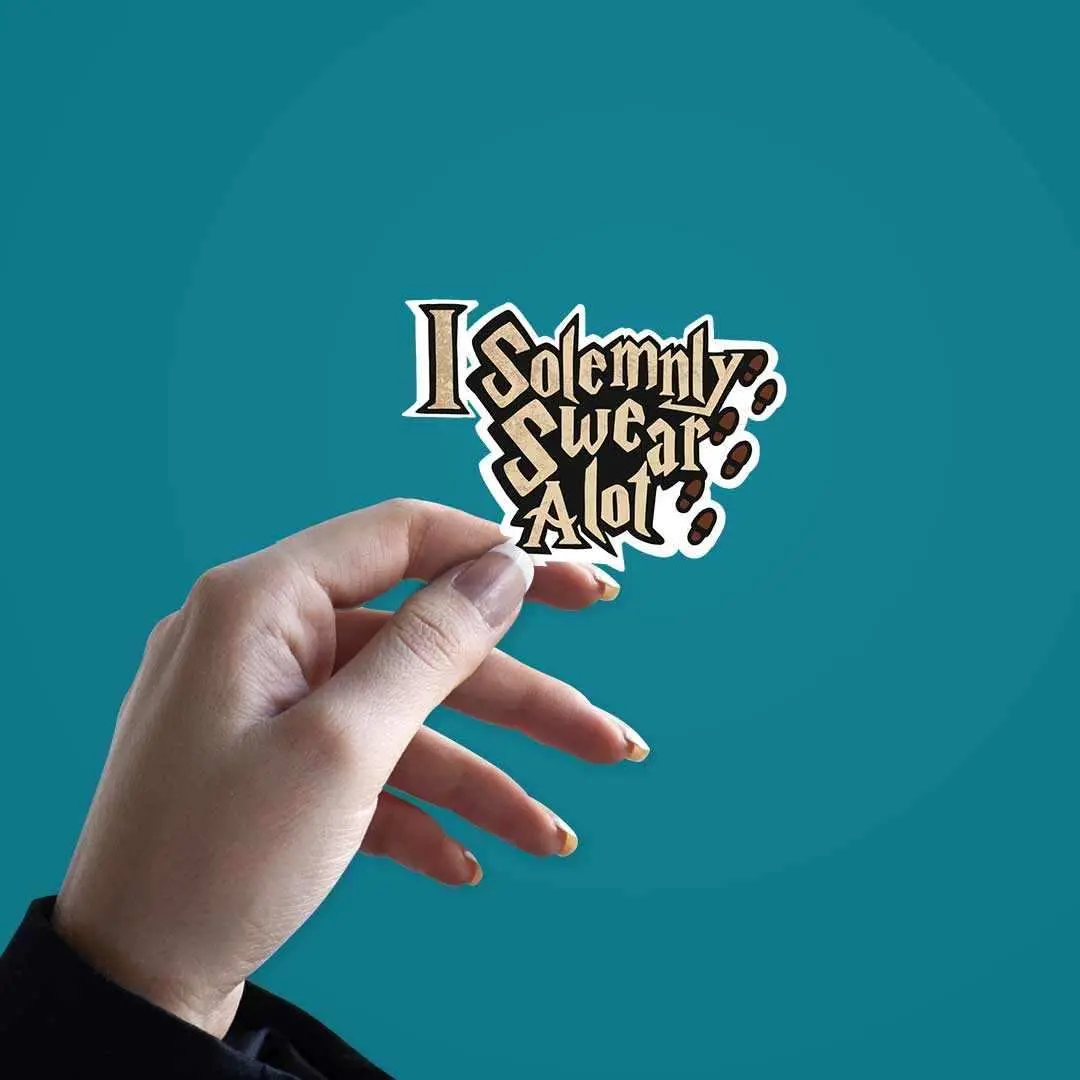 I Solemnly Swear Alot Sticker 2
