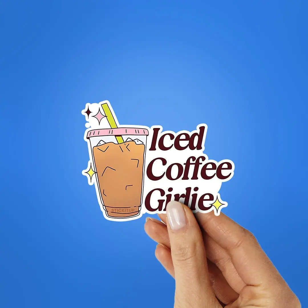 Iced Coffee Girlie Sticker 2