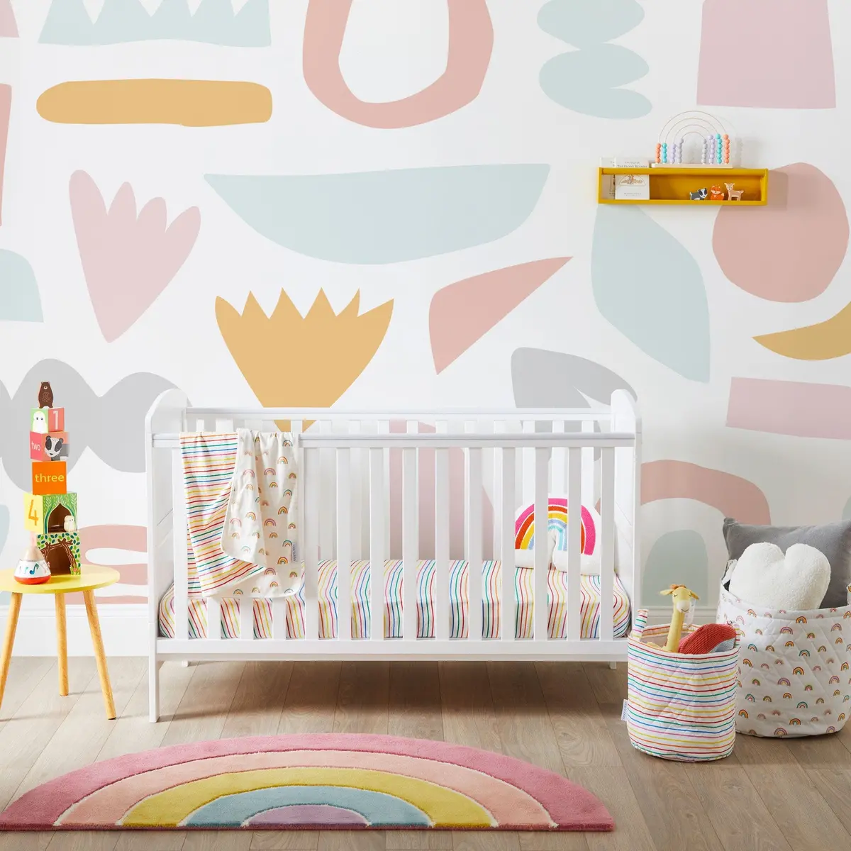 Ickle Bubba Coleby Classic Cot Bed White 1