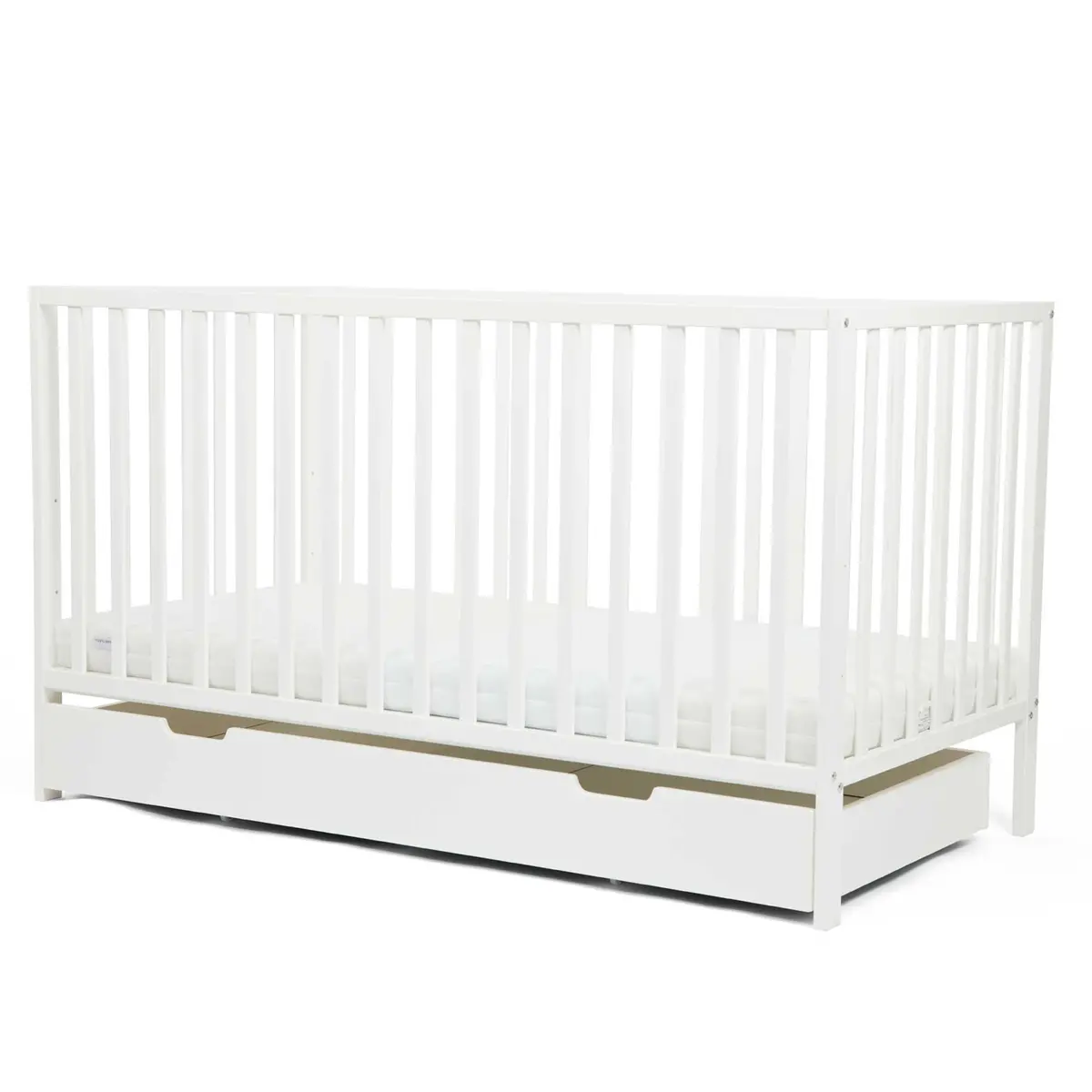 Ickle Bubba Hartley Classic Cot & Under Drawer - White 1