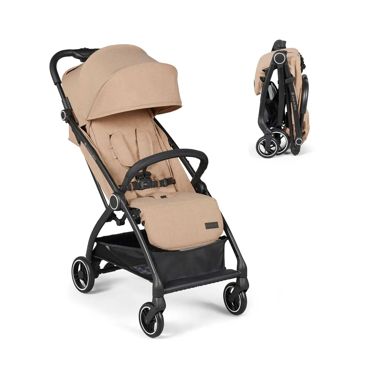 Ickle Bubba Aries Autofold Stroller - Biscuit 1