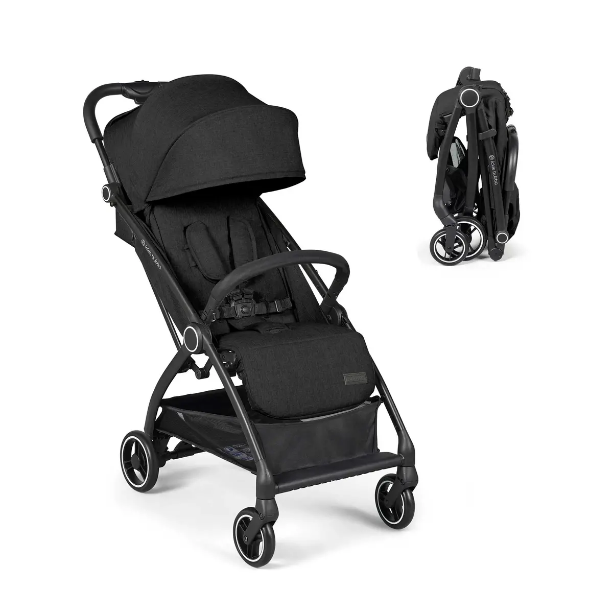 Ickle Bubba Aries Autofold Stroller - Black 1