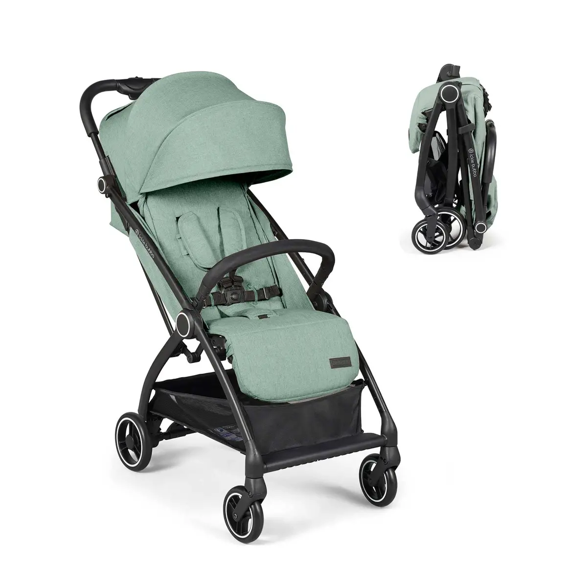 Ickle Bubba Aries Autofold Stroller - Sage Green 1