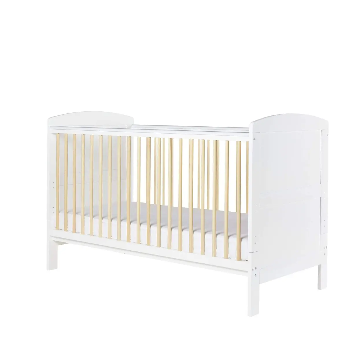 Ickle Bubba Coleby Scandi Classic Cot Bed White 1