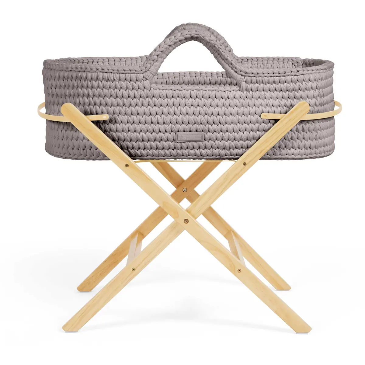 Ickle Bubba Nova Moses Basket & Stand - Tawny/Pine 1