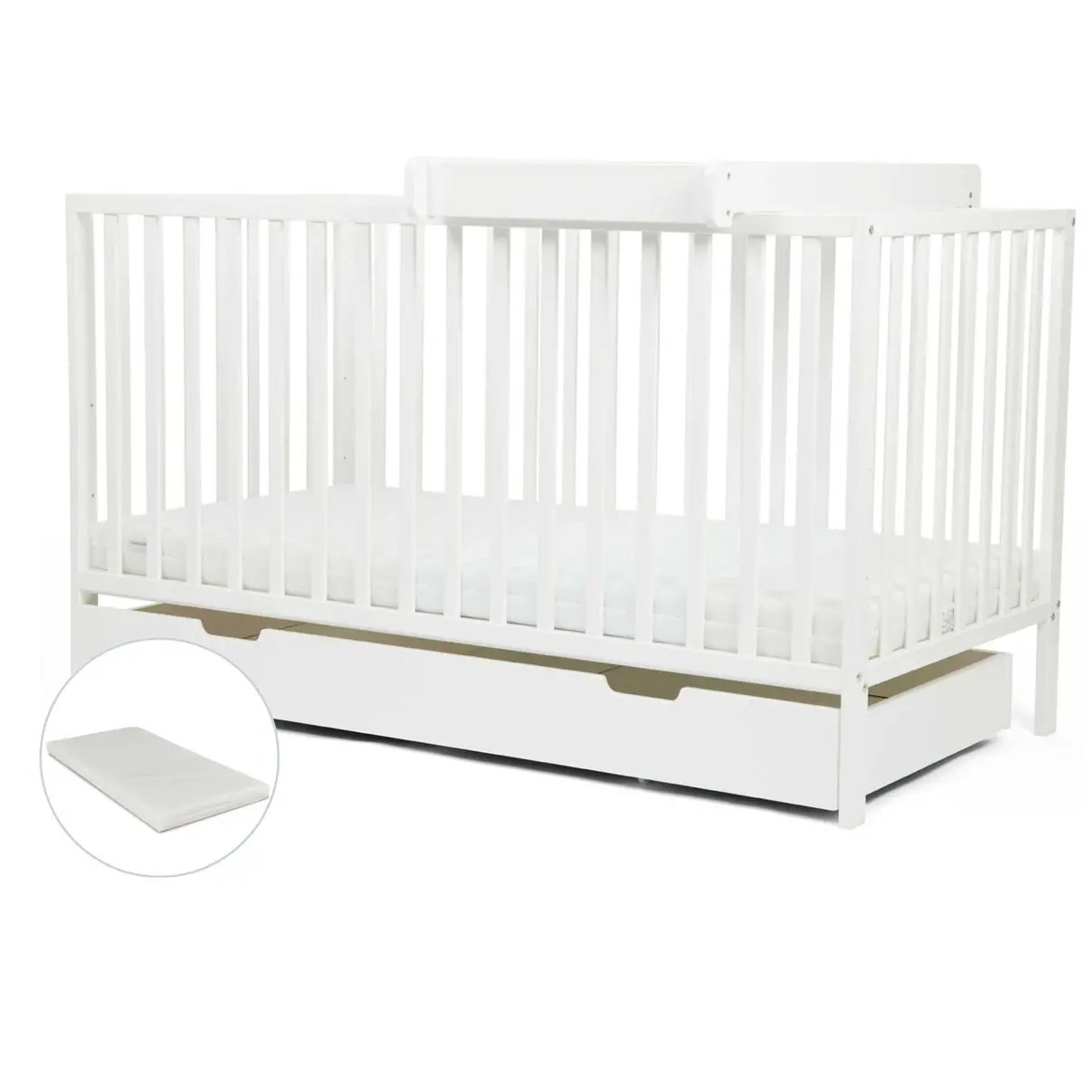 Ickle Bubba Hartley Classic 2 Piece Furniture Set - White 2