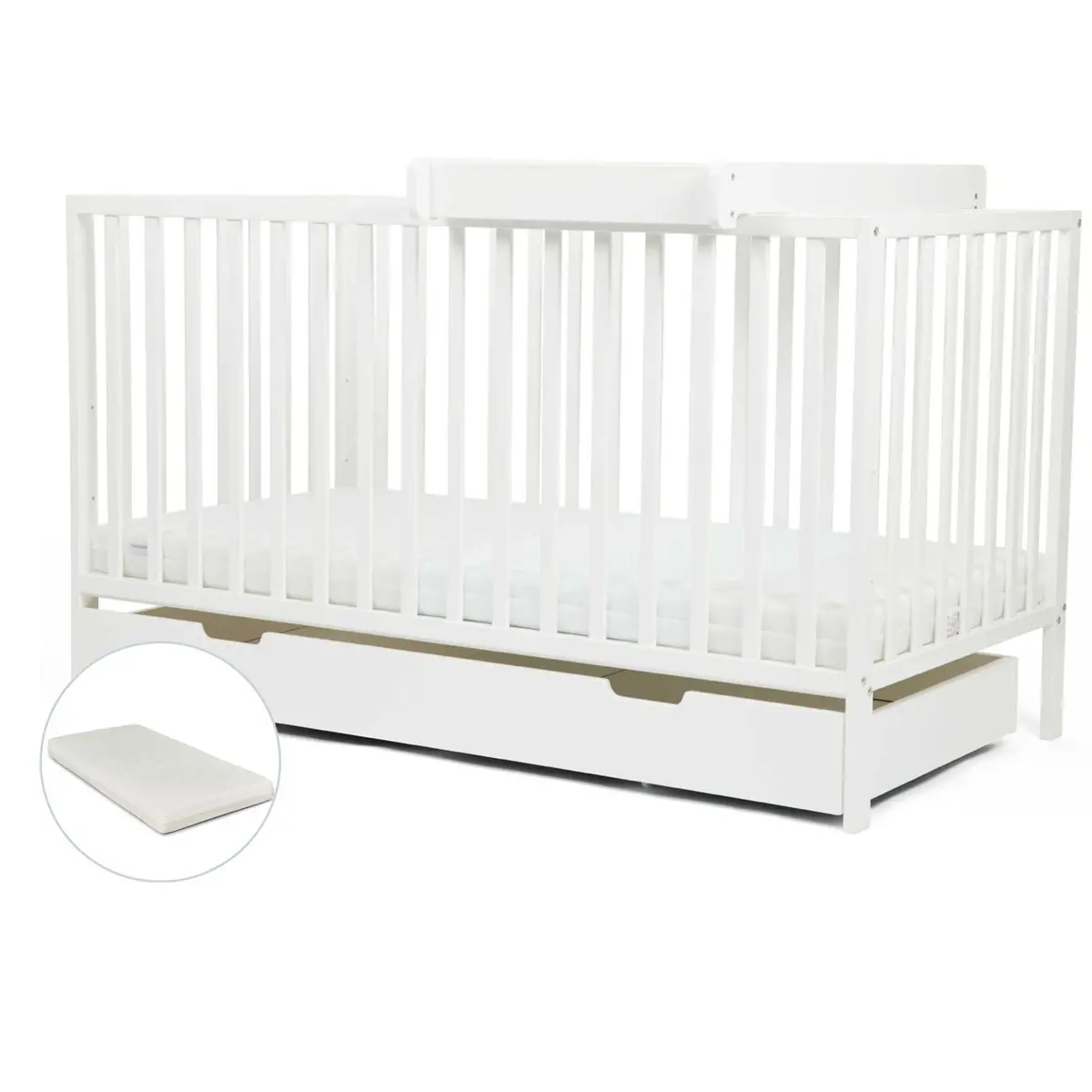 Ickle Bubba Hartley Classic 2 Piece Furniture Set - White 3