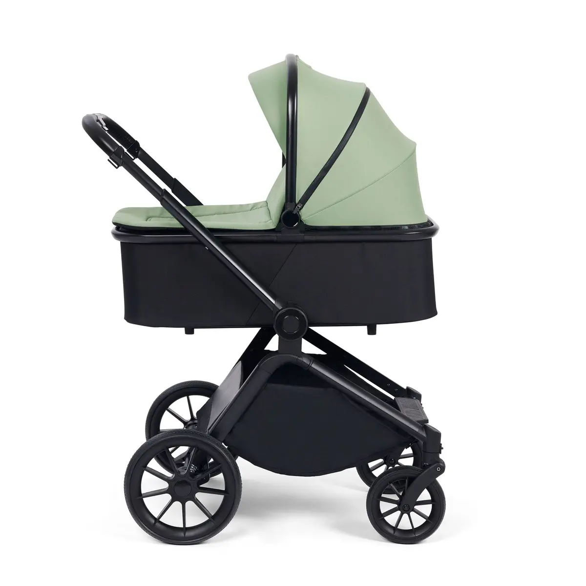 Ickle Bubba Altima 12 Piece Travel System With Maxi-Cosi Cabriofix I-Size Car Seat & Isofix Base - Sage Green 2