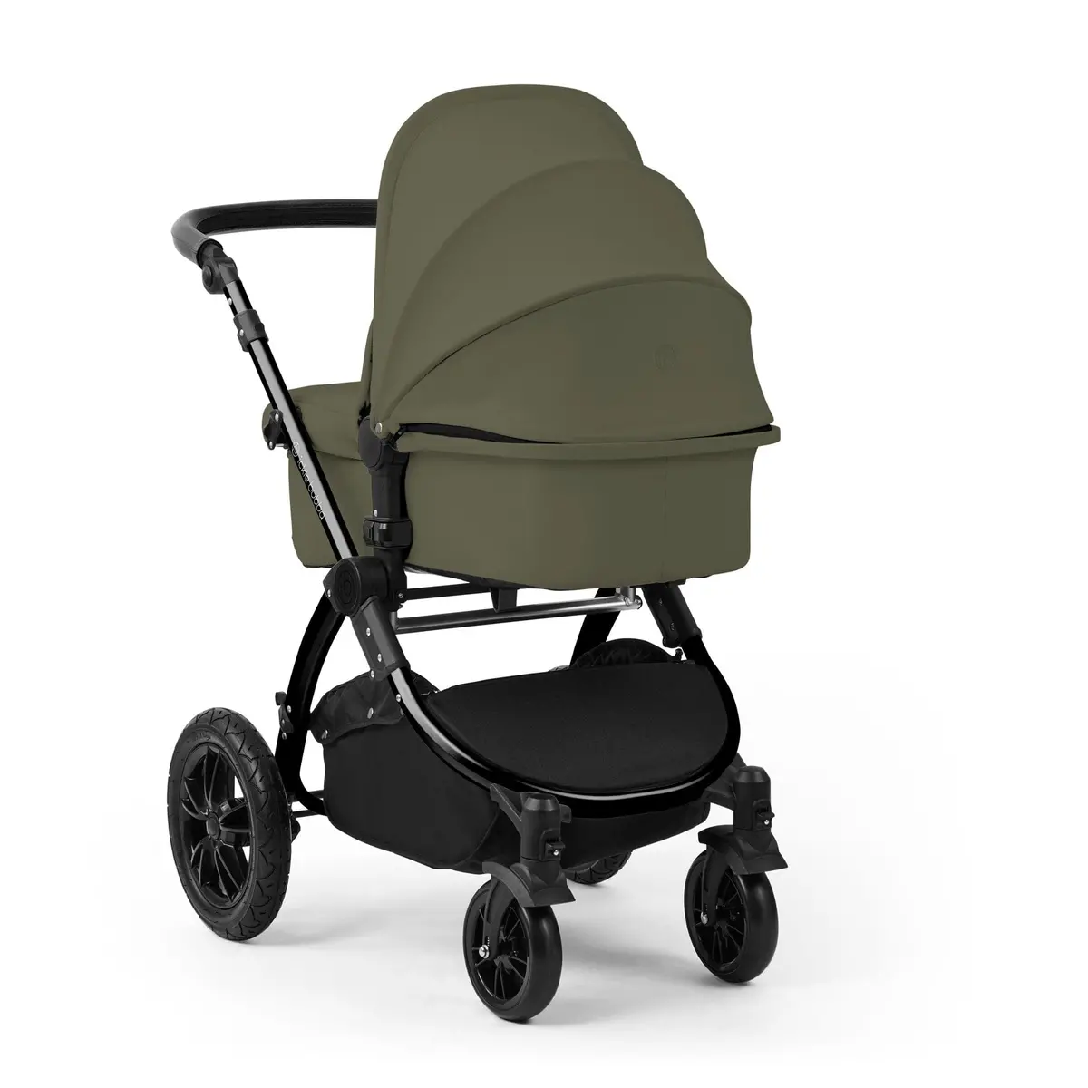 Ickle Bubba Stomp Luxe 12 Piece Travel System With Maxi-Cosi Cabriofix I-Size Car Seat & Isofix Base - Woodland 4