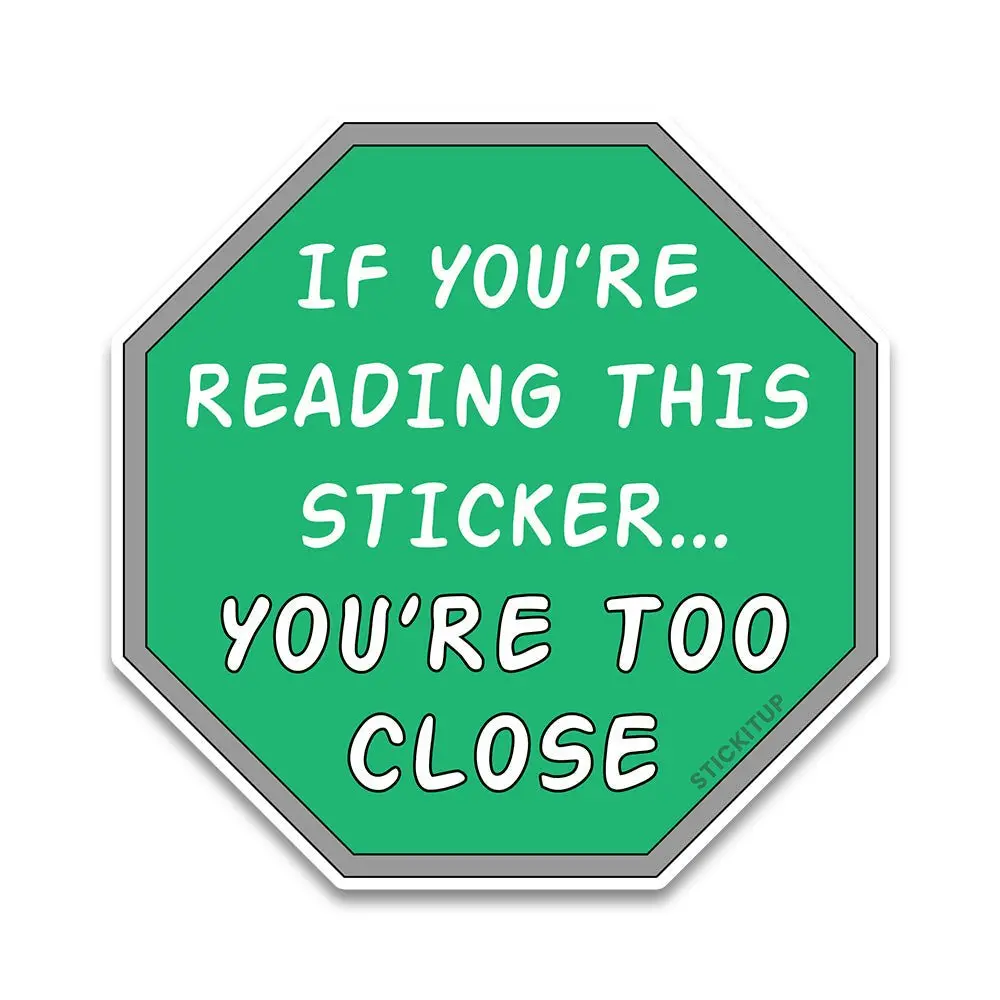 If You Are Reading Bumper Sticker 2