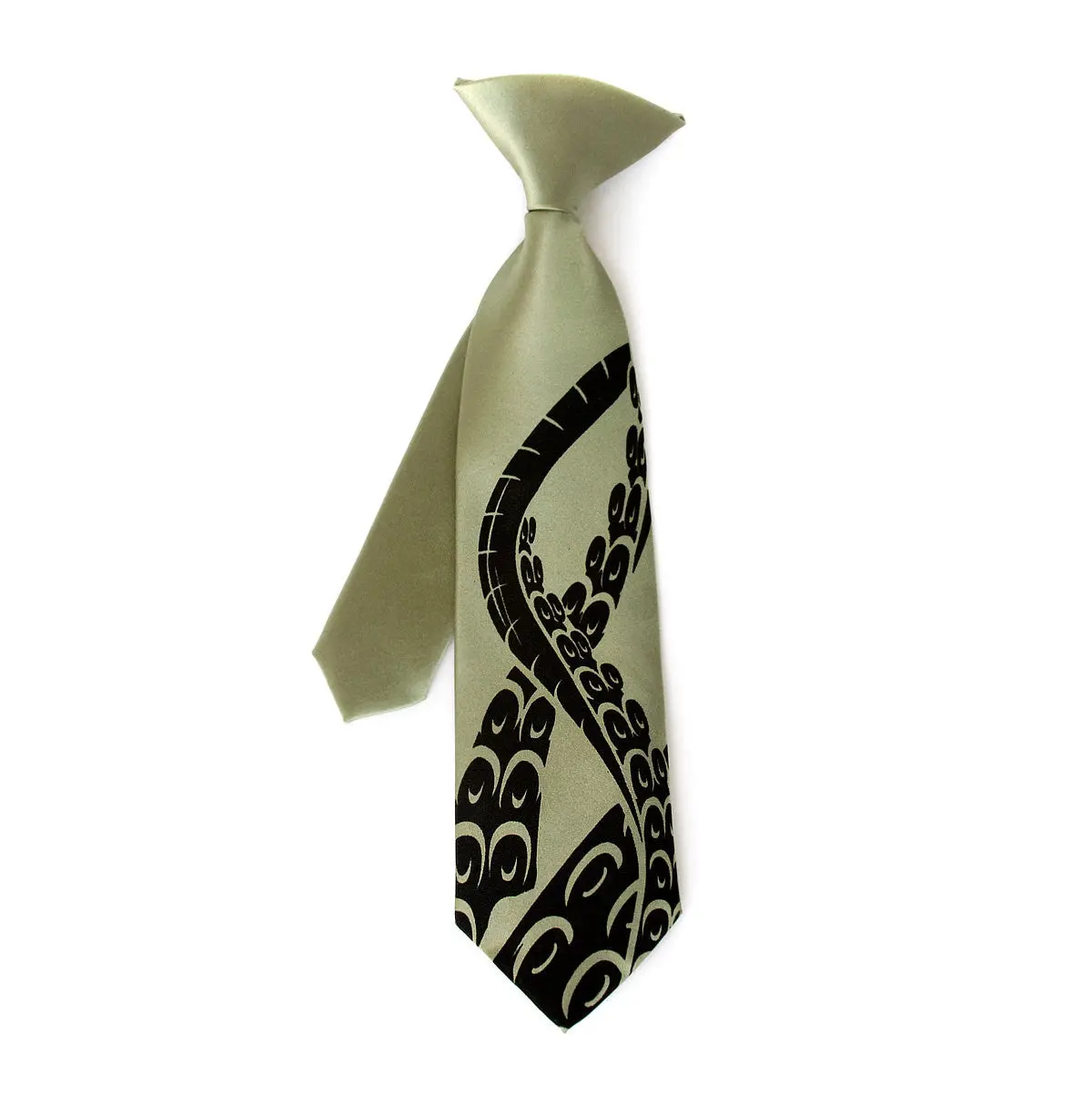 Octopus Tentacles Kids Tie. "Little Sucker" Boys Necktie. 1