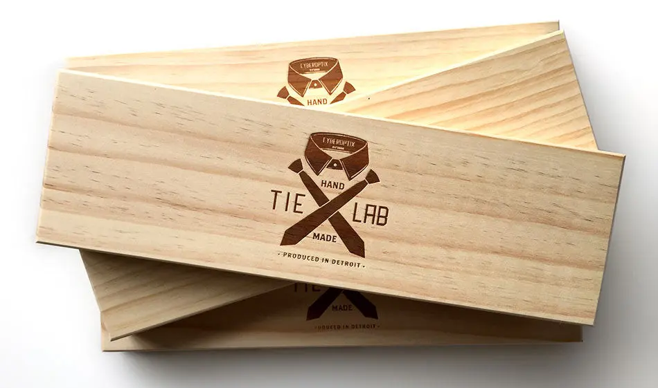Laser Etched Blond Wood Box 1