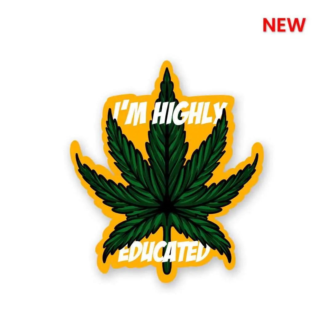 I'm Highly Educated Sticker 1