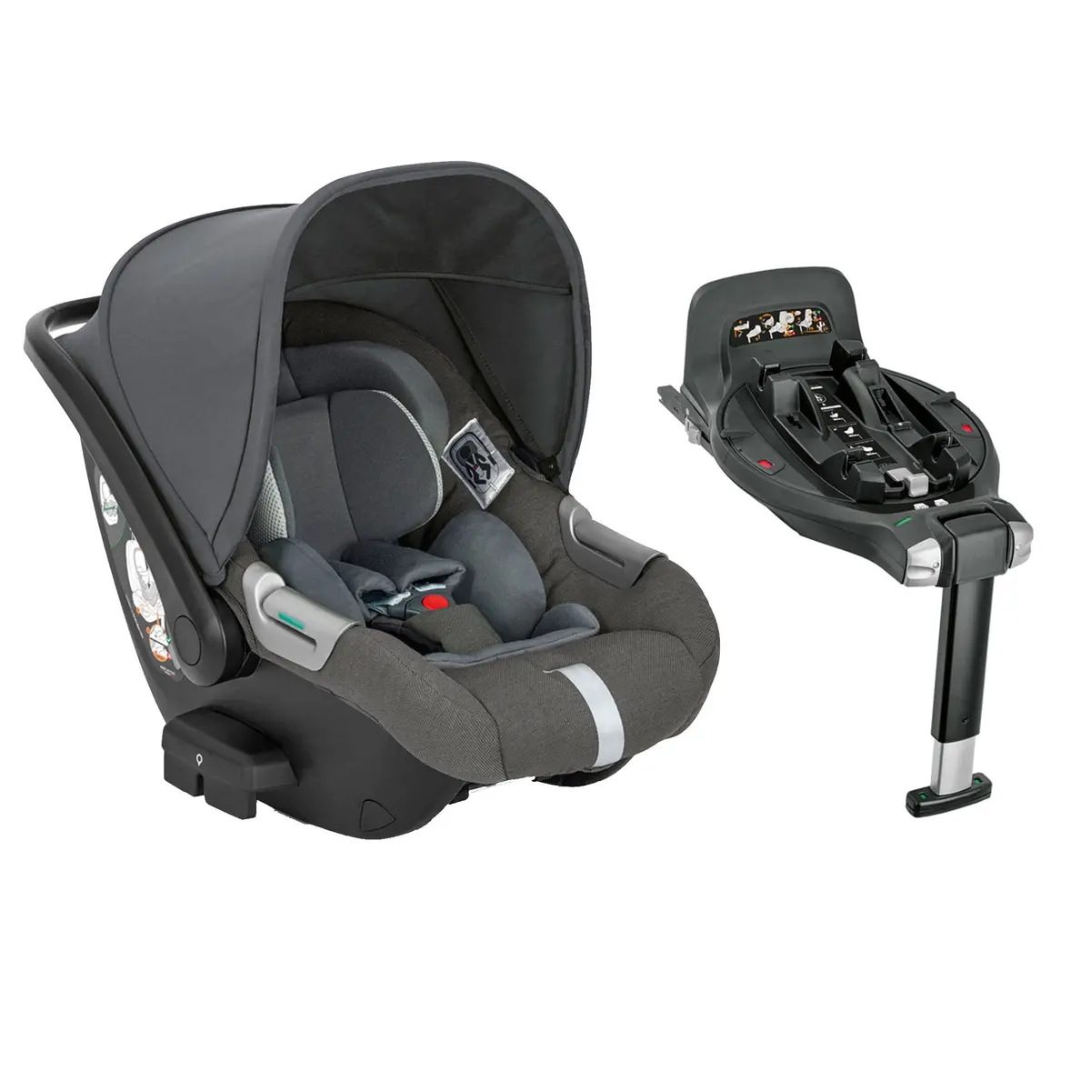 Inglesina Aptica Darwin Infant Recline Car Seat - Velvet Grey 2