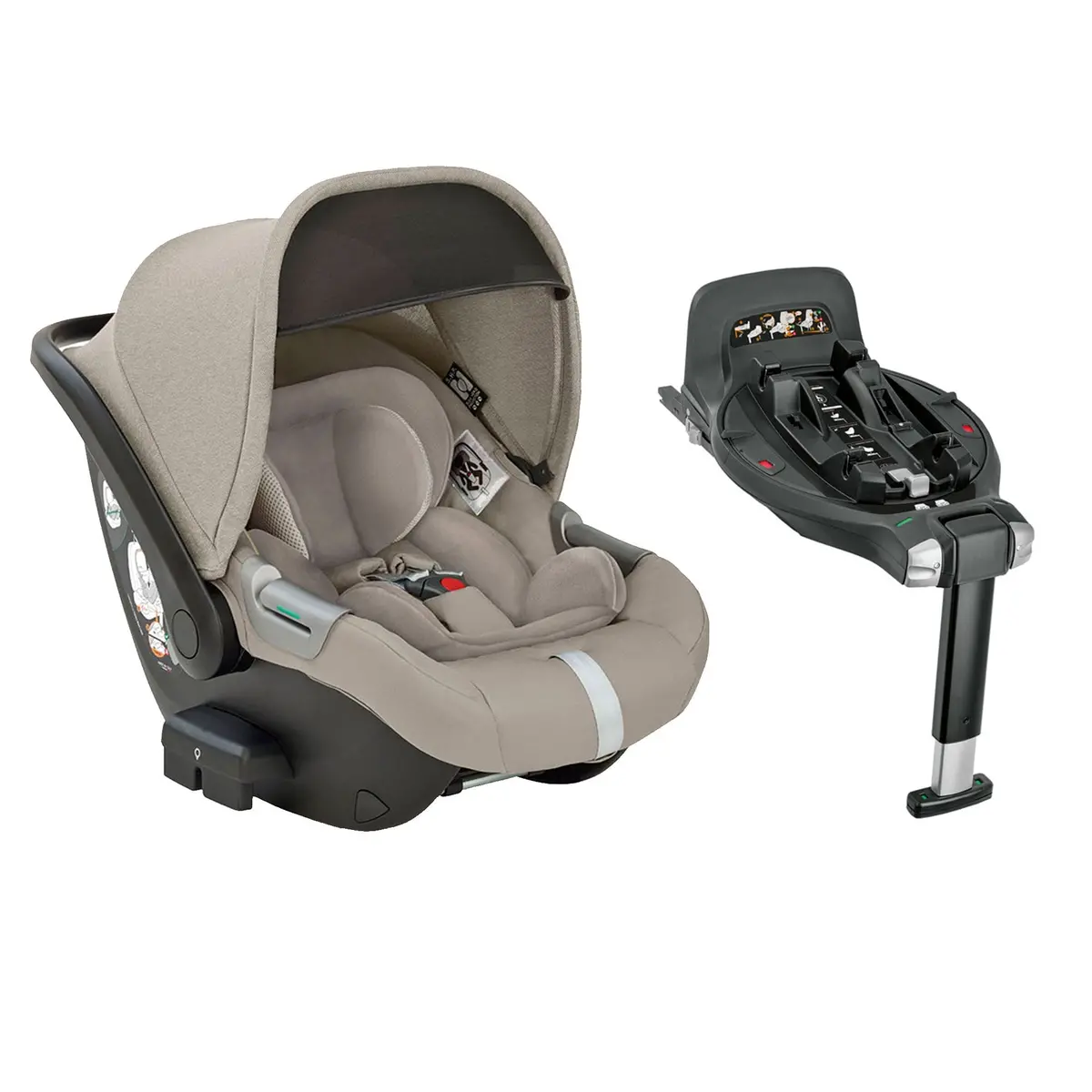 Inglesina Electa Darwin Infant Recline Car Seat - Battery Beige 2