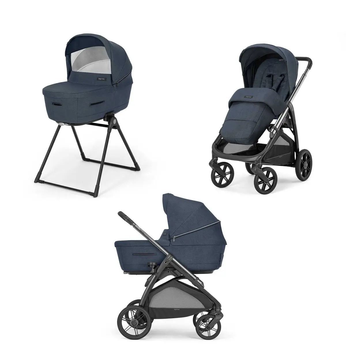 Inglesina Aptica Duo Travel System - Resort Blue 1