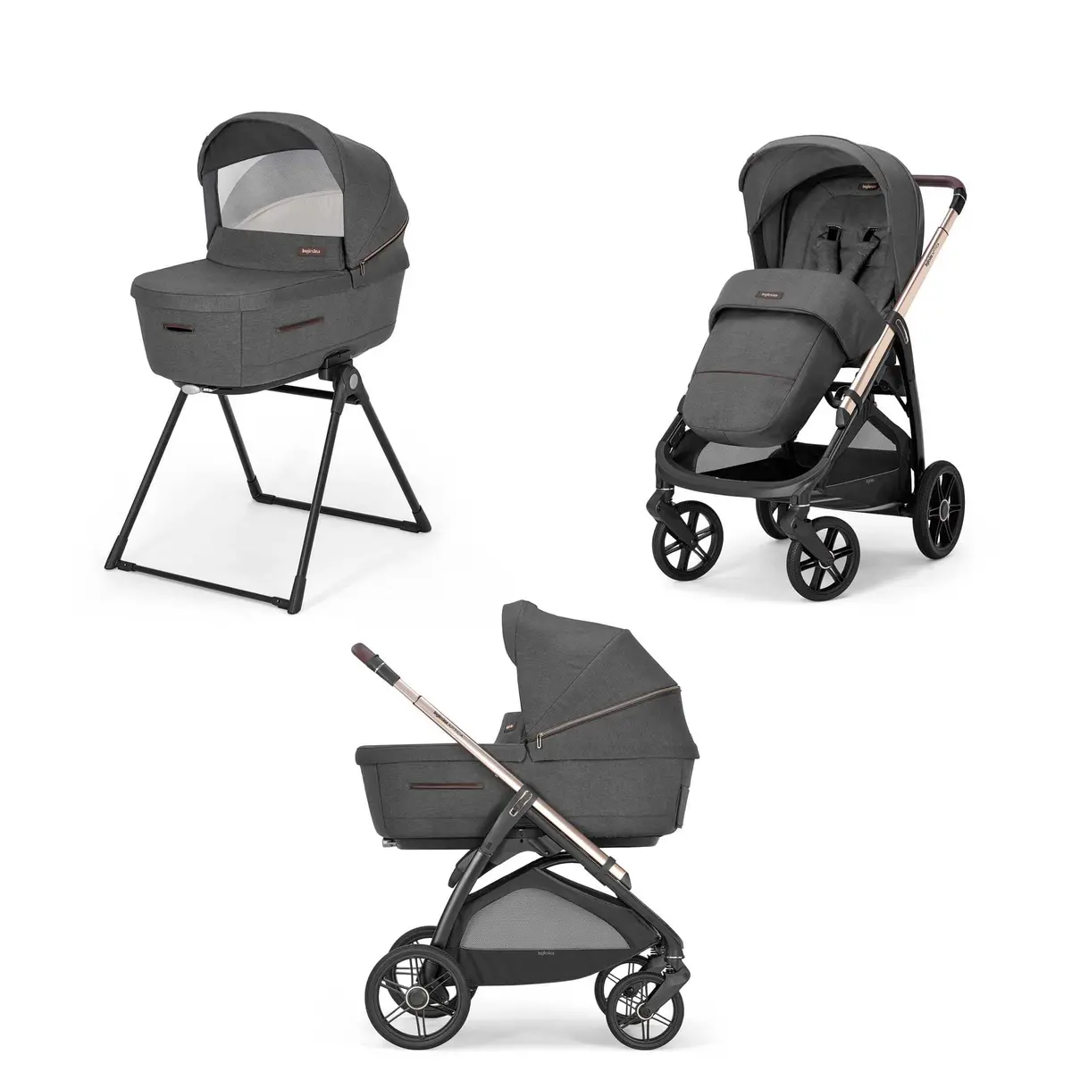 Inglesina Aptica Duo Travel System - Velvet Grey 1