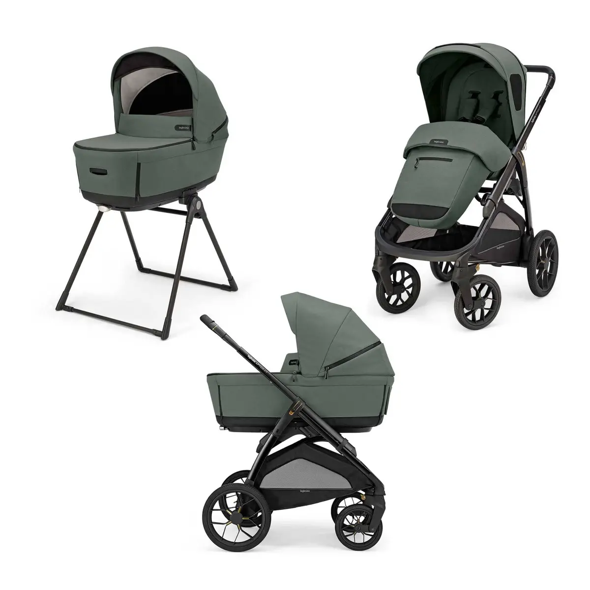 Inglesina Aptica Xt Duo Travel System - Taiga Green 1