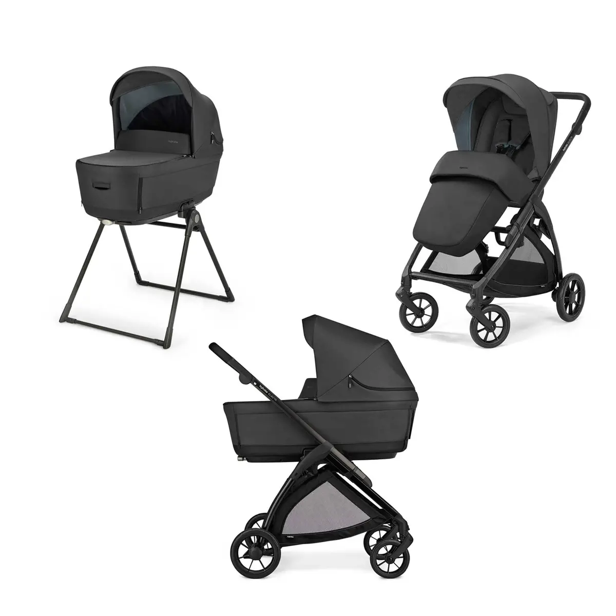 Inglesina Electa Duo Travel System - Upper Black 1