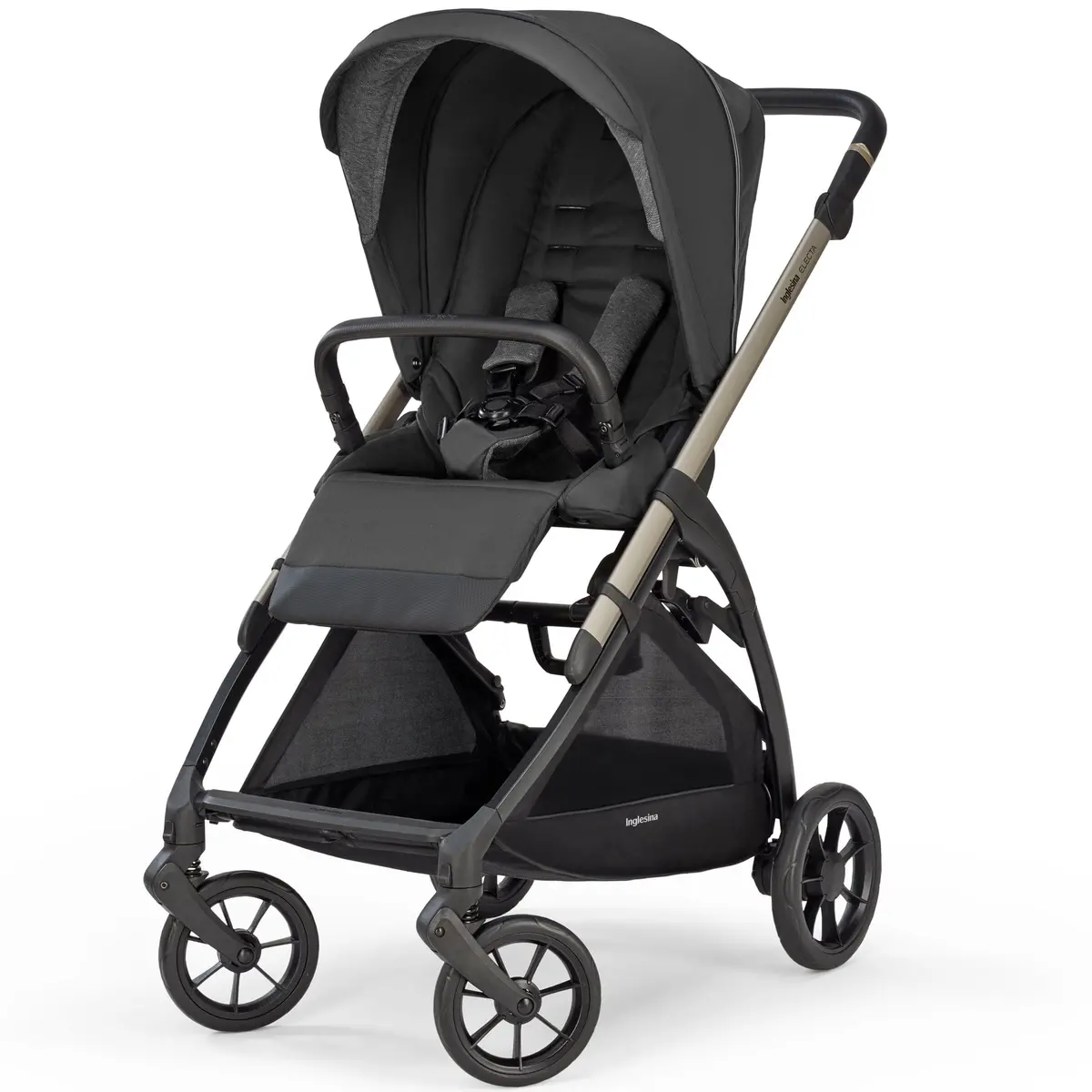 Inglesina Electa System Quattro In Upper Black With Darwin Car Seat And I-Size 360 Base 2