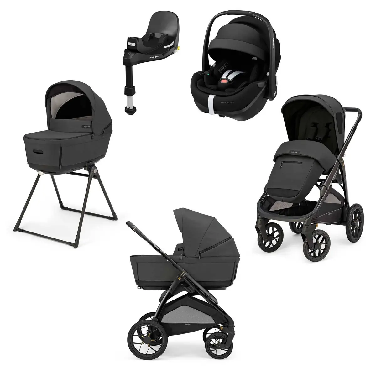 Inglesina Aptica Xt Quattro Maxi-Cosi Travel System - Magnet Grey 1