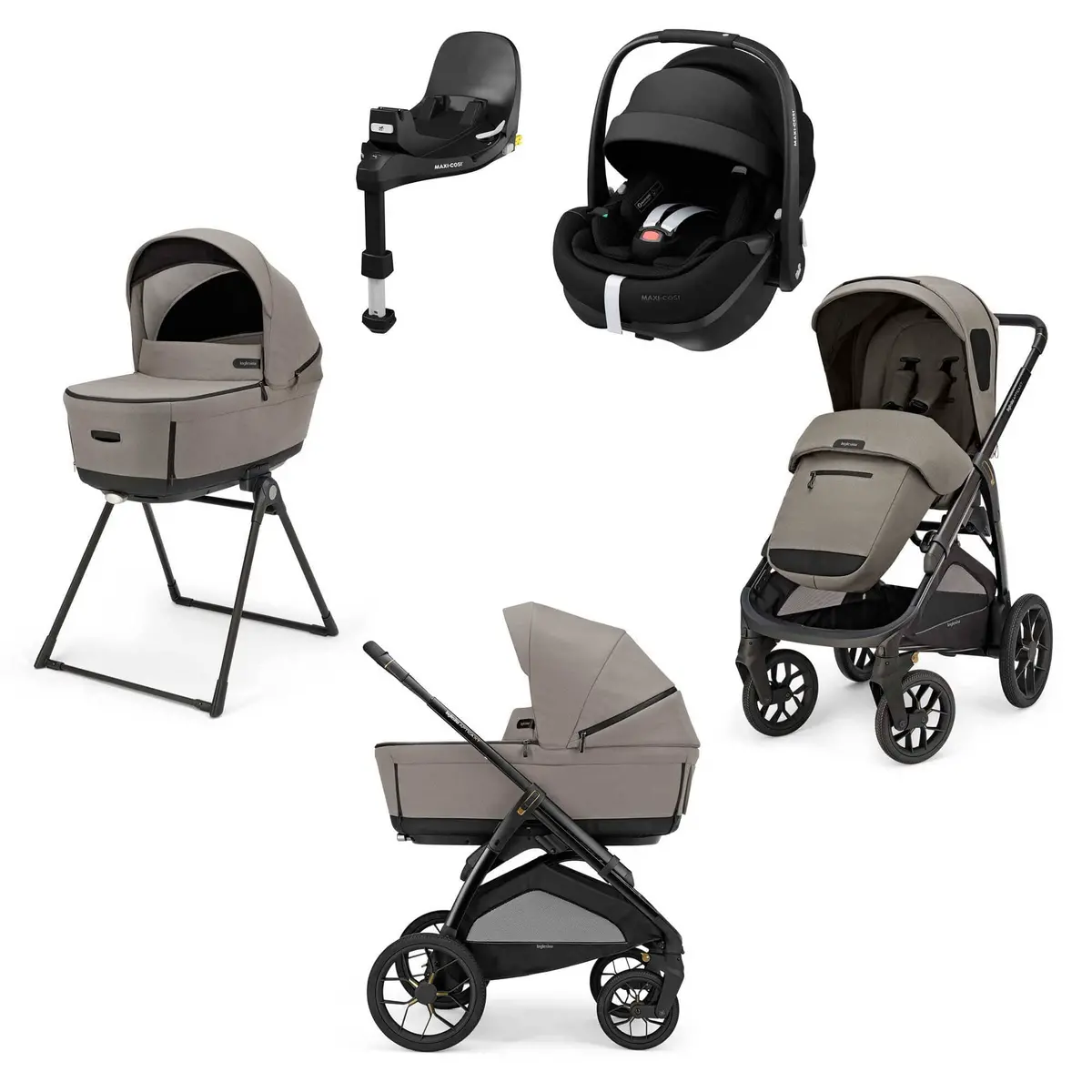 Inglesina Aptica Xt Quattro Maxi-Cosi Travel System - Tundra Beige 1