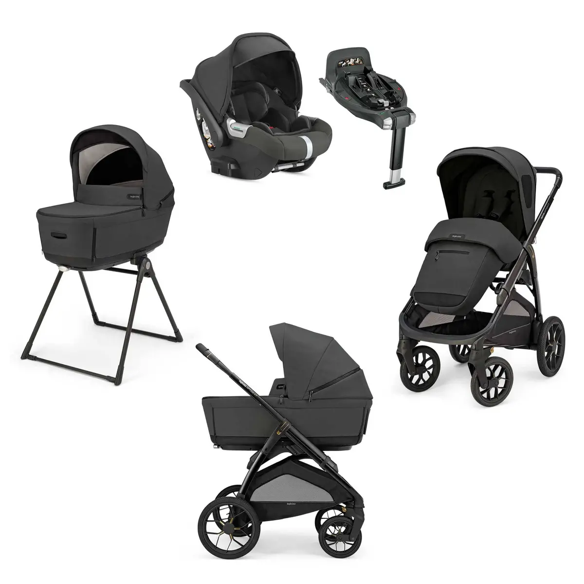 Inglesina Aptica Xt Quattro Travel System - Magnet Grey 1