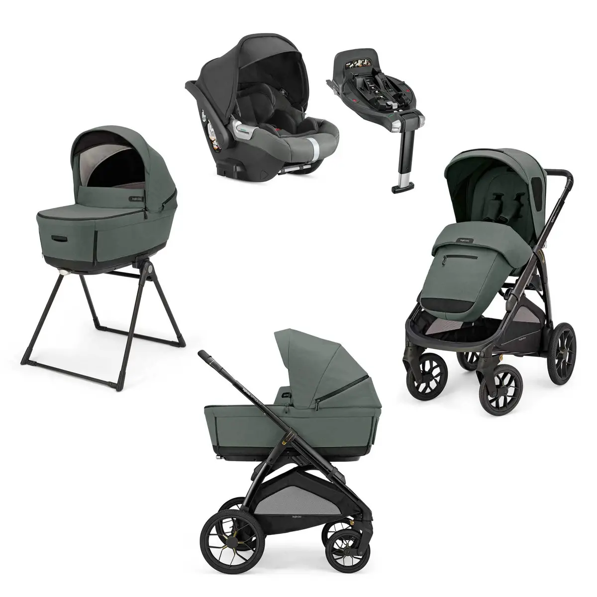 Inglesina Aptica Xt Quattro Travel System - Taiga Green 1