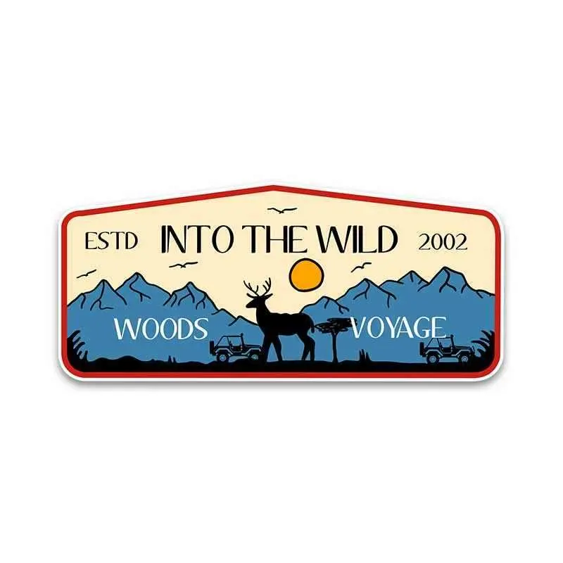 Into The Wild Bumper Sticker 2