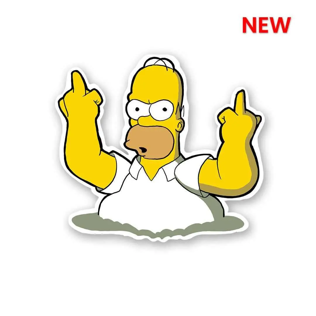 Irritated Homer Sticker 1