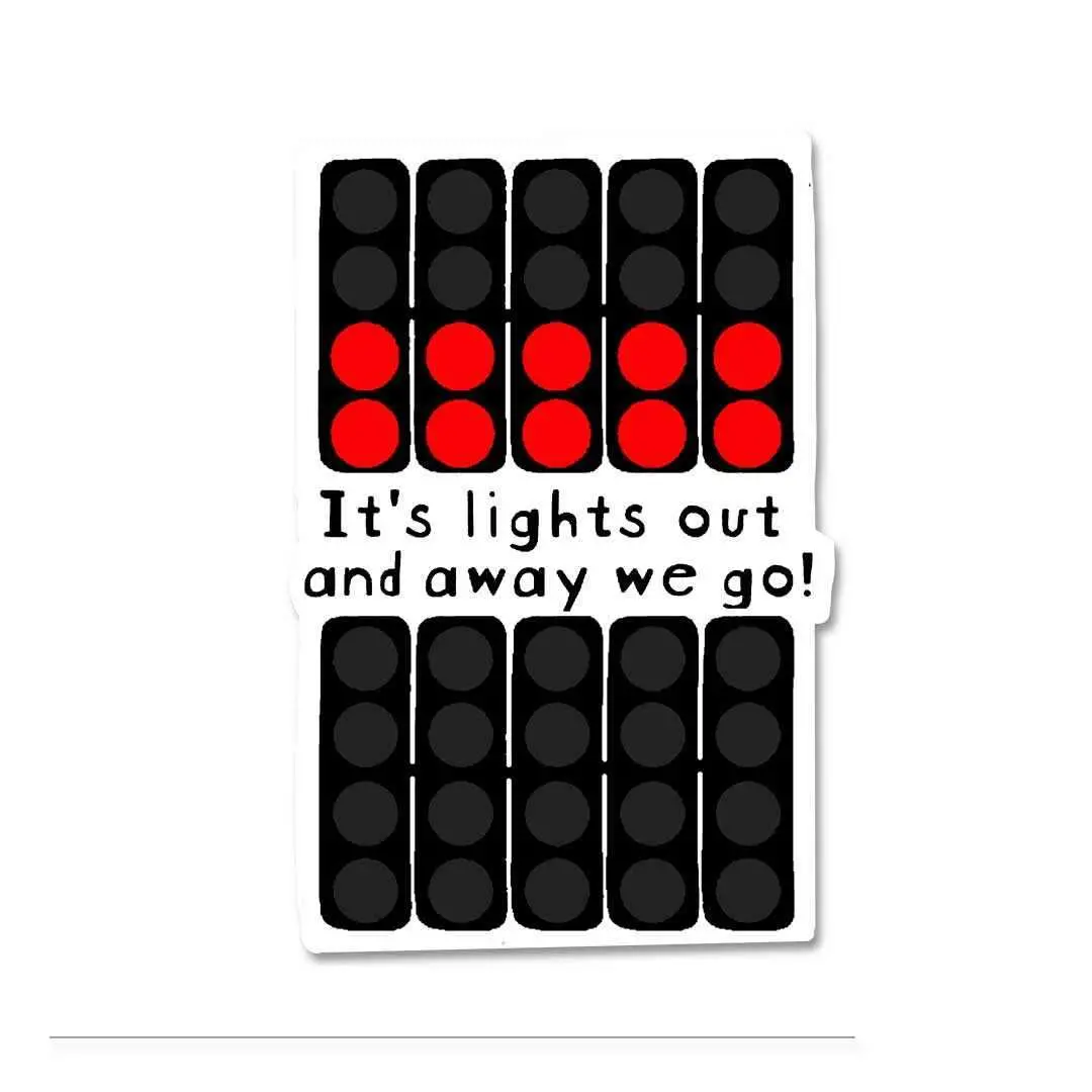 Its Lights Out Sticker 2