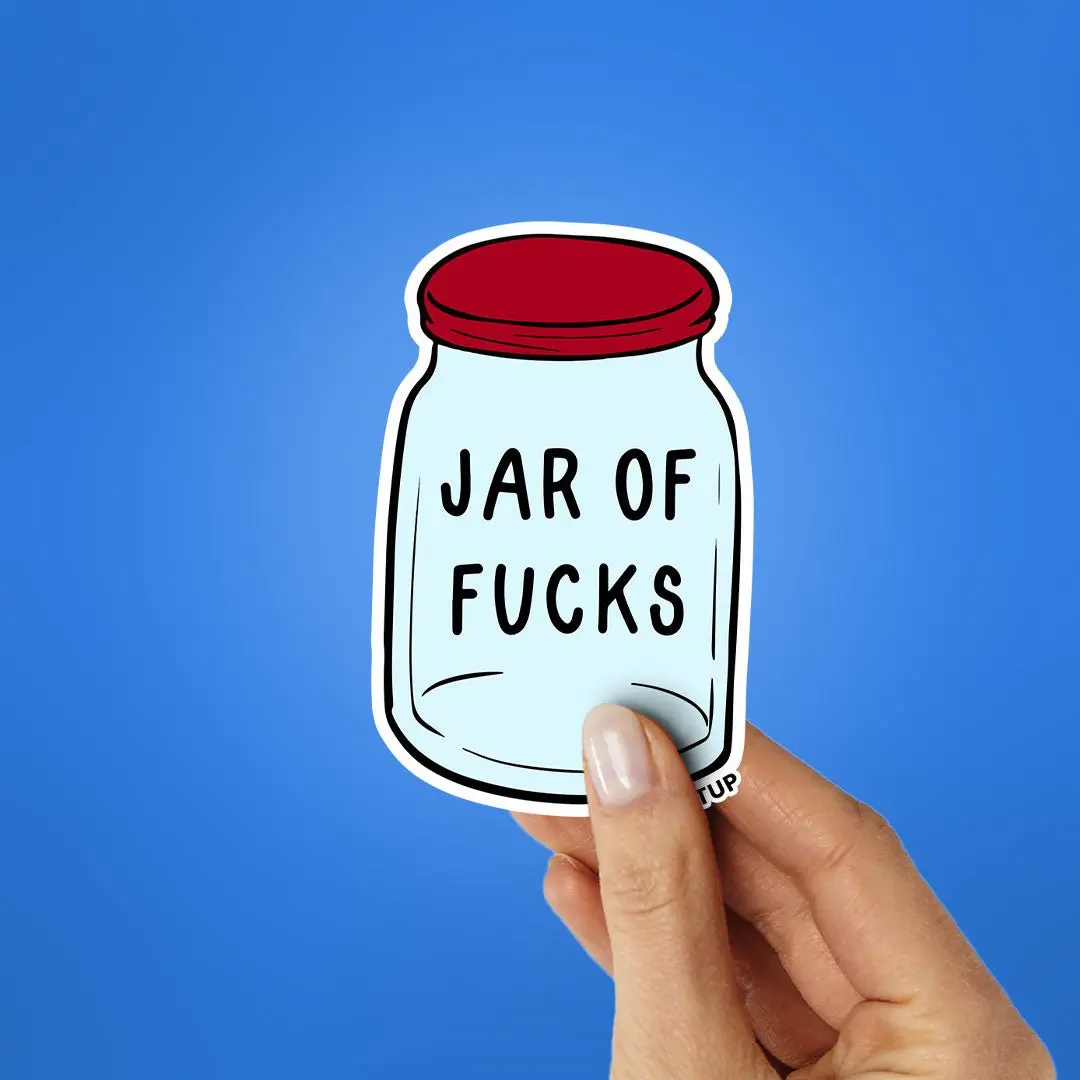 Jar Of Fucks Sticker 2