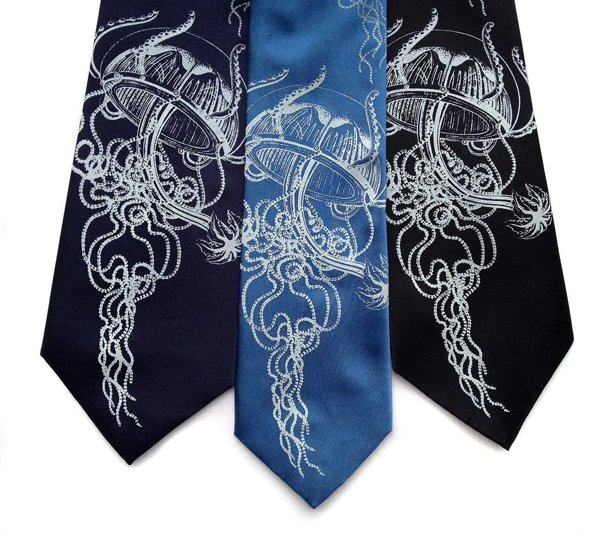 Jellyfish Silk Necktie 1