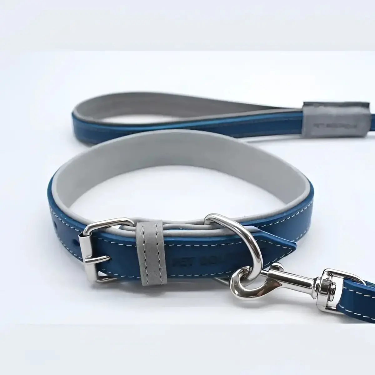 Jet Line Set In Pelle Bluette & Mercurio 1