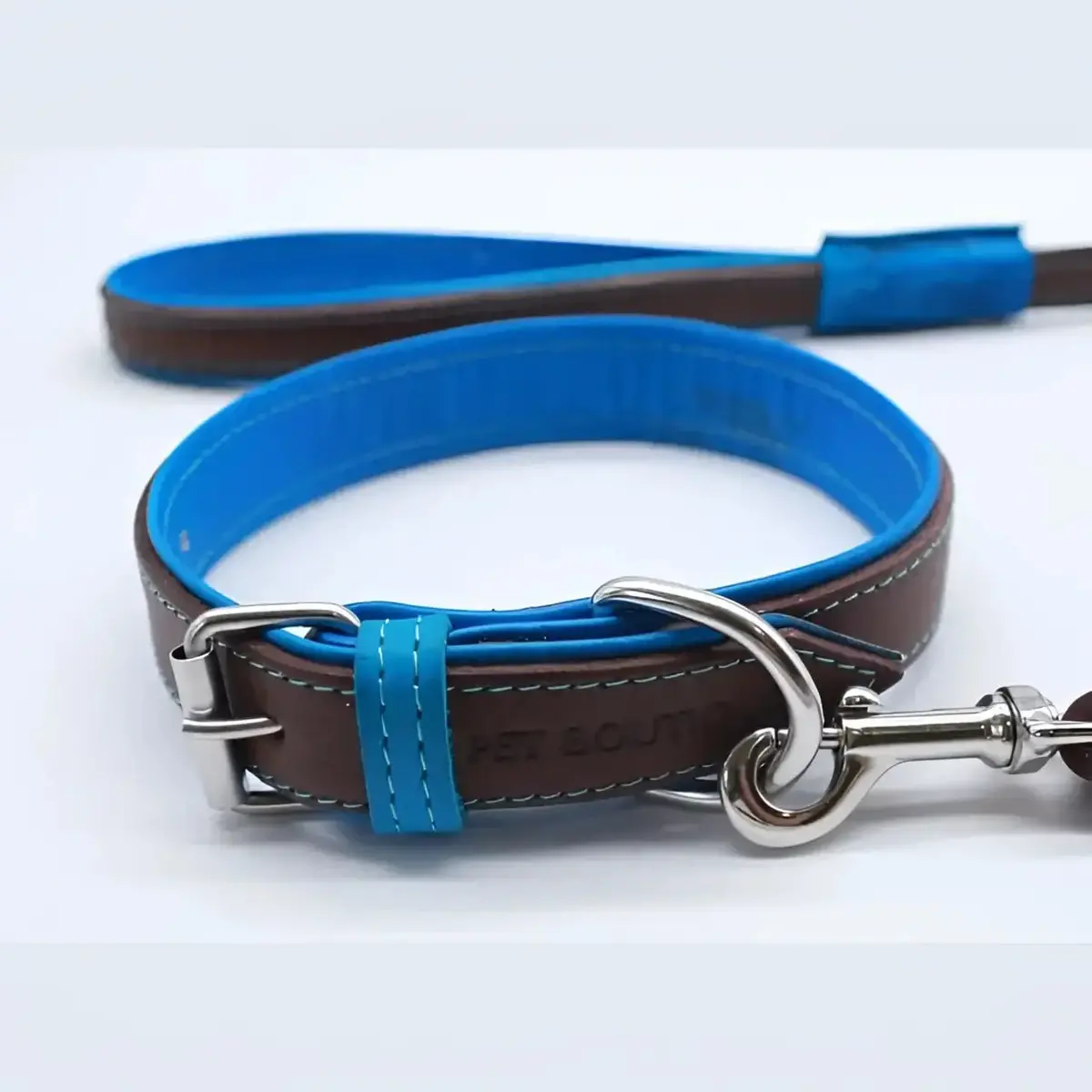 Jet Line Set In Pelle Testa Di Moro & Azzurro 1
