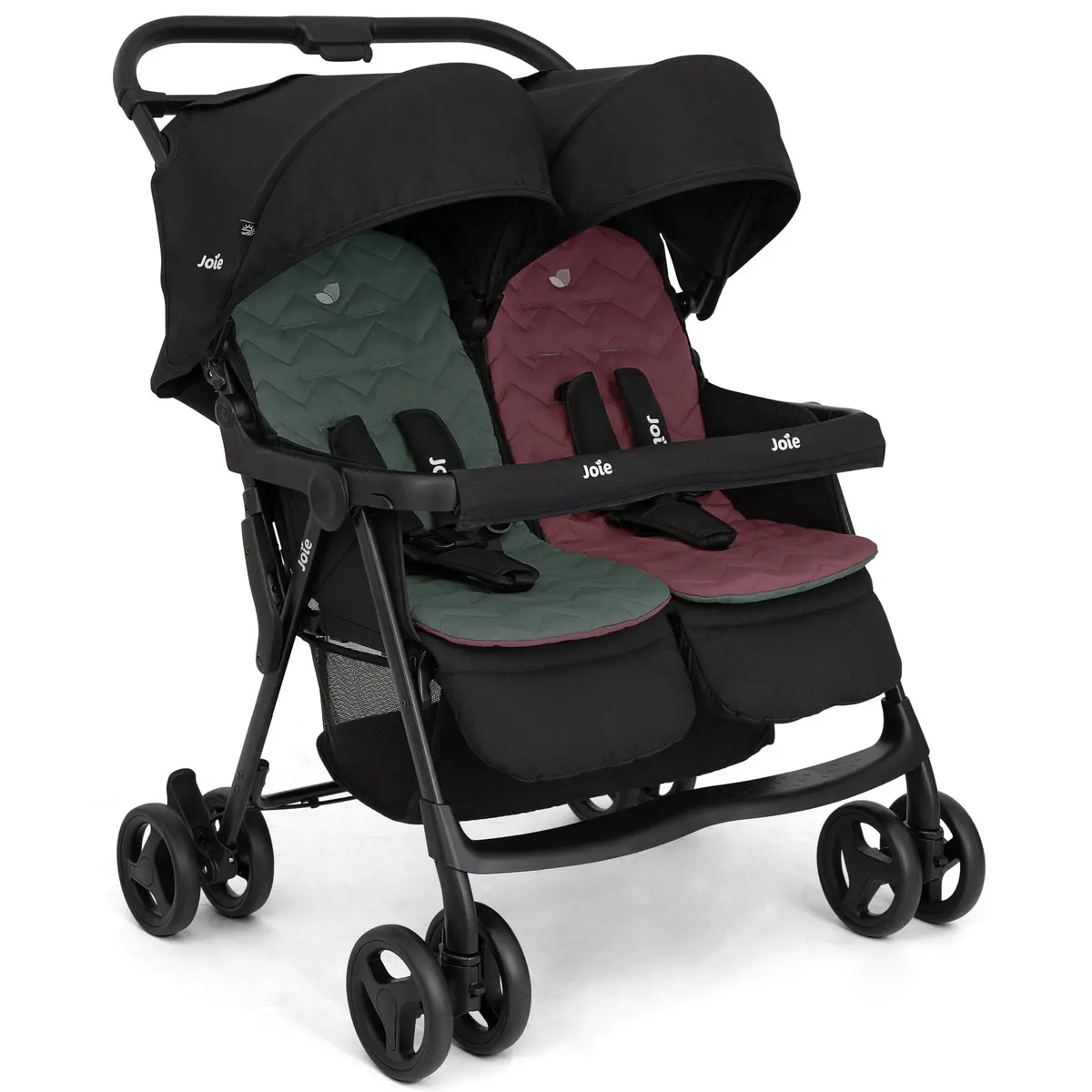 Joie Aire Twin Double Pushchair Shale 1