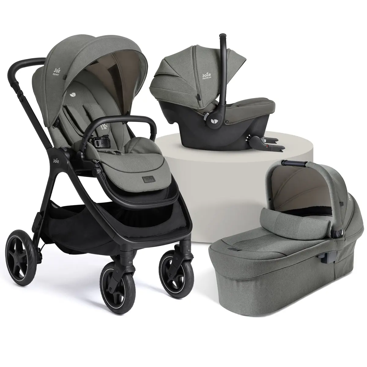 Joie Finiti Flex Click & Go Bundle - Evergreen 1