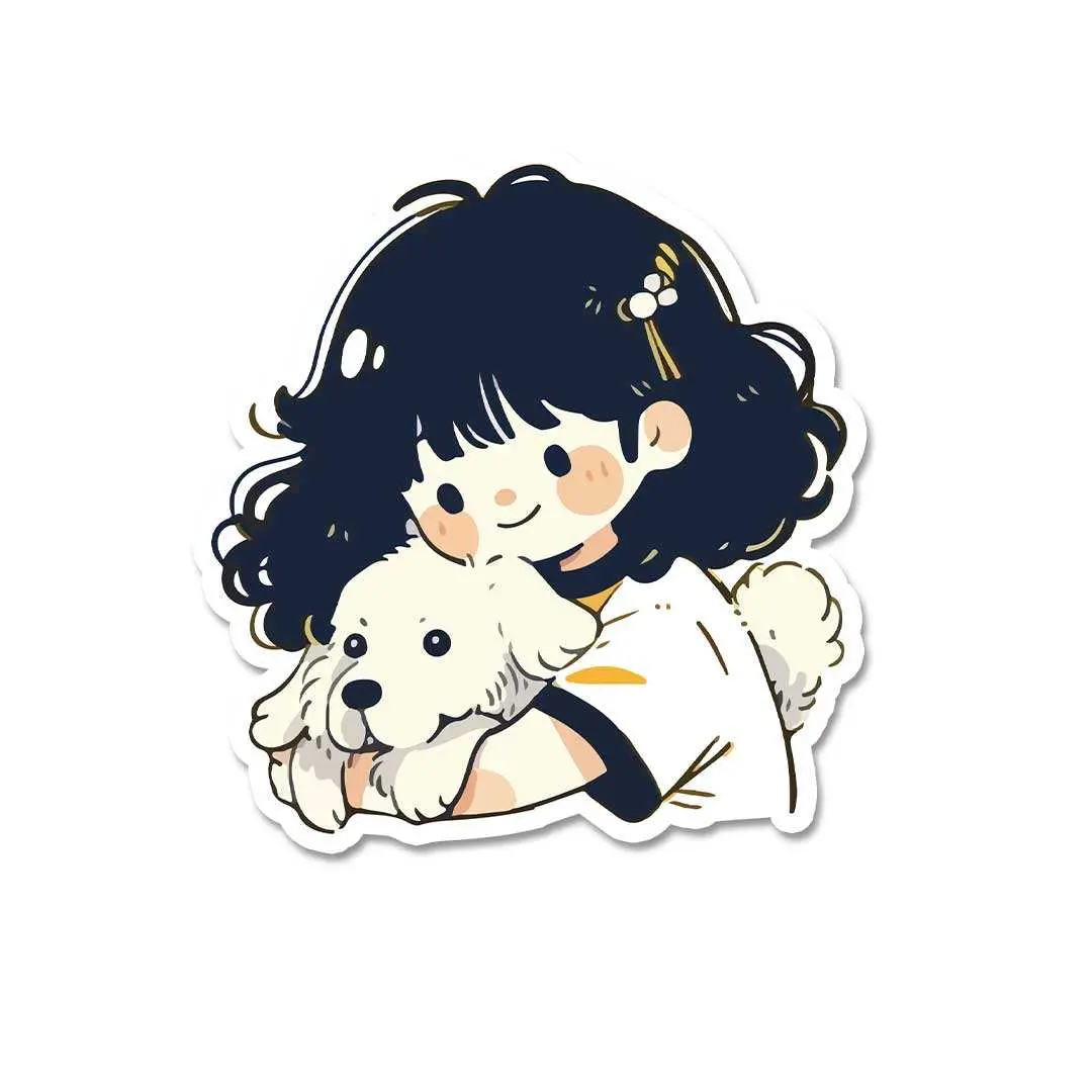 Just A Dog Lover Sticker 1