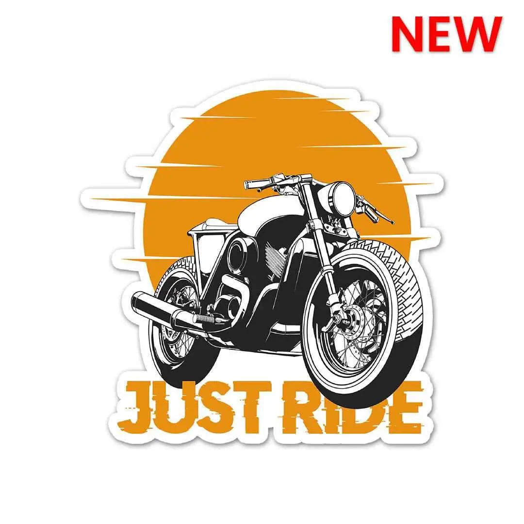 Just Ride Sticker 1