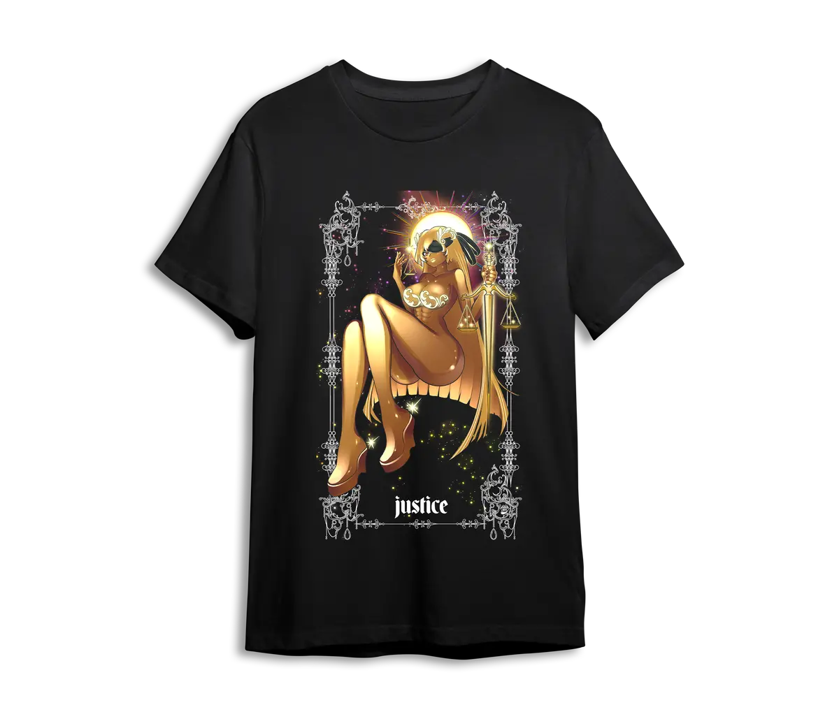 Justice Tarot T-Shirt 1