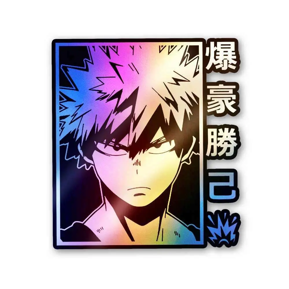 Katsuki Bakugo Holographic Stickers 1