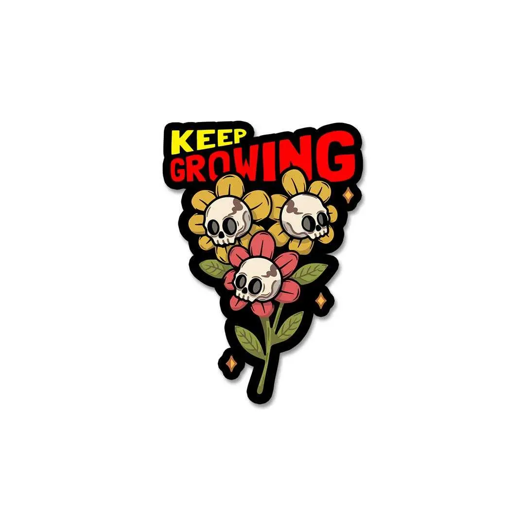 Keep Growing Sticker 2