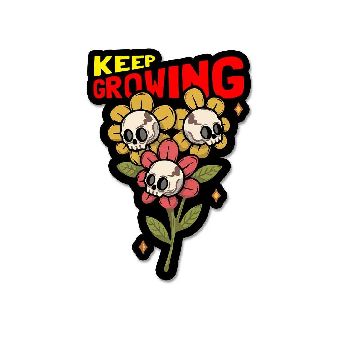 Keep Growing Sticker 1