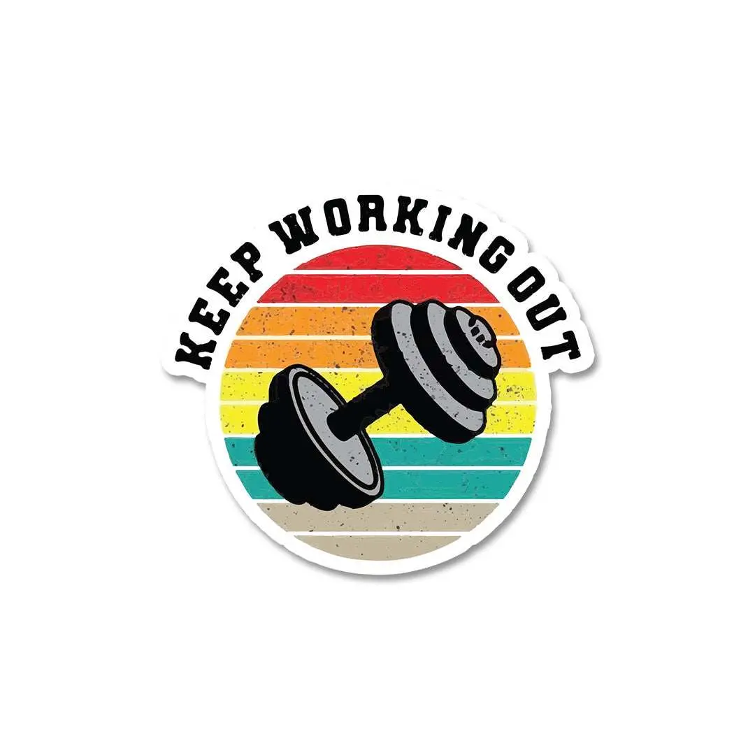 Keep Working Out Sticker 2