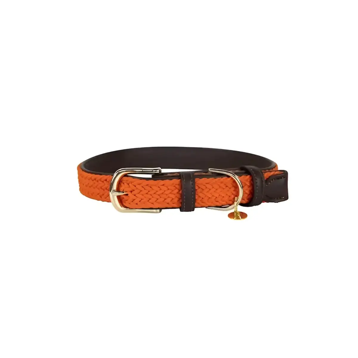 Kentucky - Collare Per Cani In Nylon Intrecciato Arancione 1