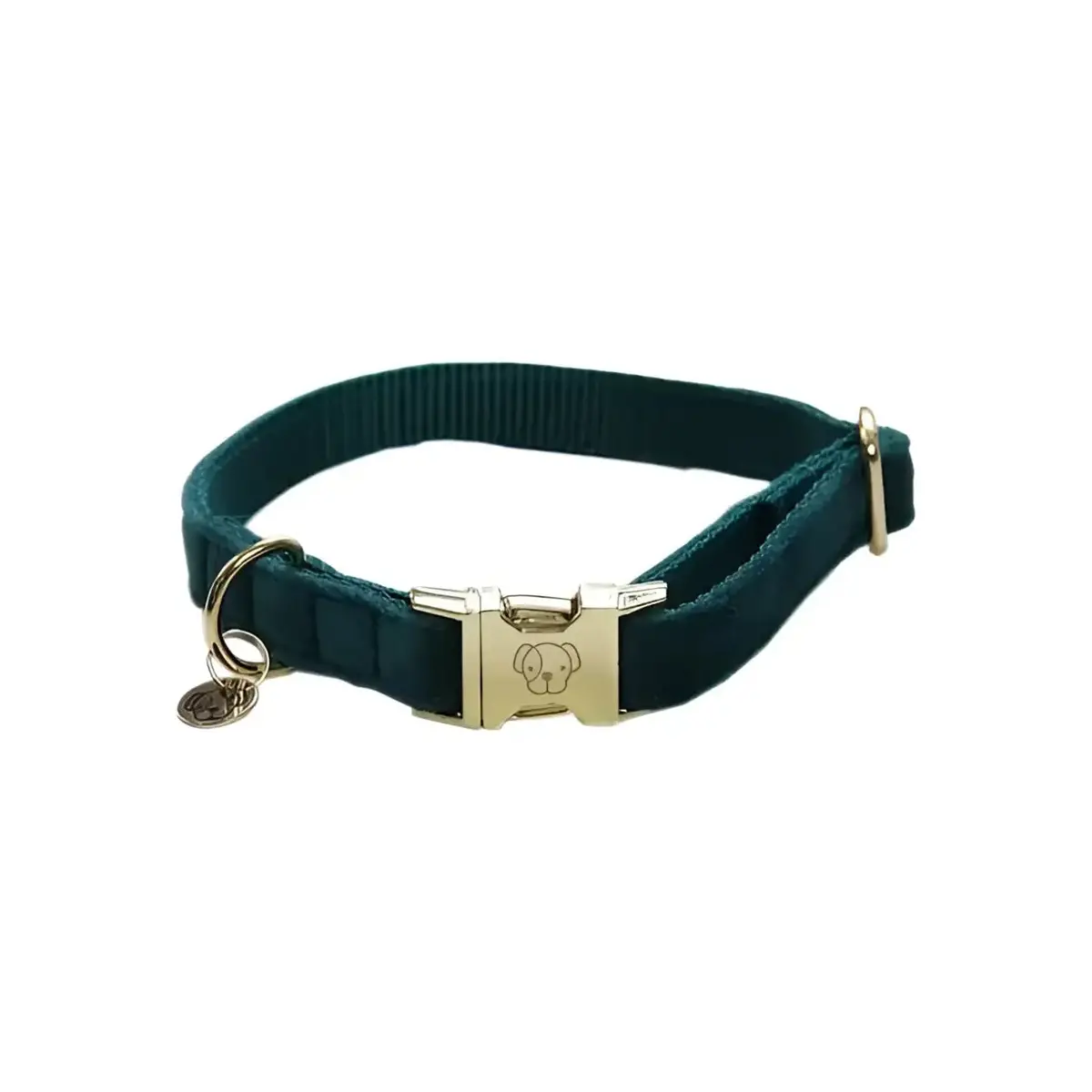 Kentucky - Collare Per Cani Velvet Smeraldo 1