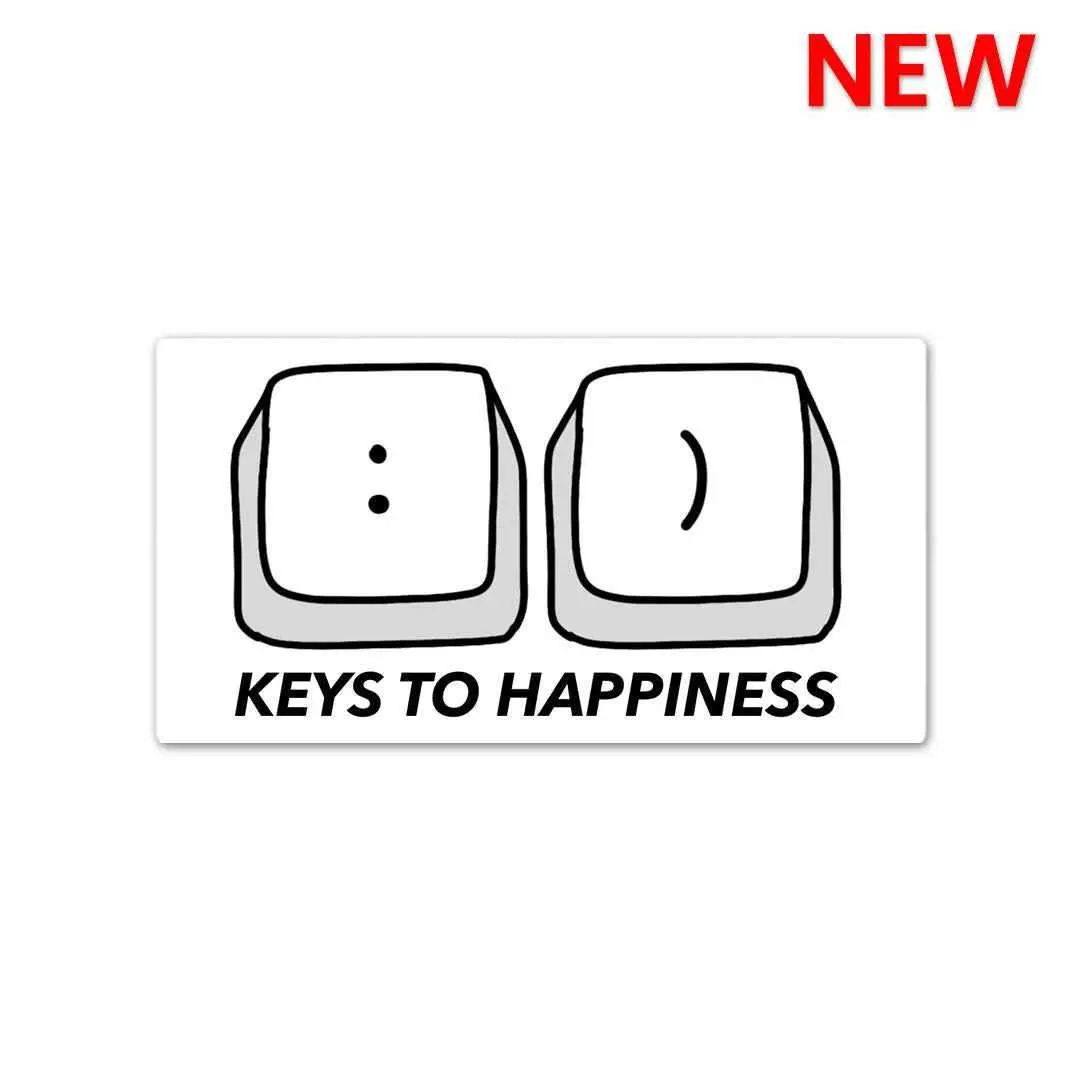 Keys To Happiness Sticker 1